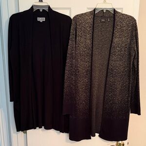 Apt. 9 Black and Gold Cardigan Set